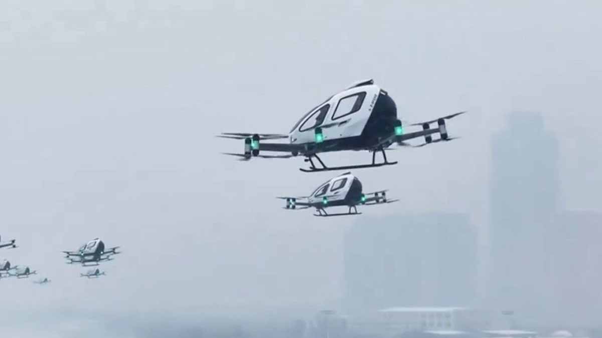130 km/h, trajet de 25 minutes… Les taxis volants sans pilote ont obtenu l’autorisation de prendre des passagers en Chine