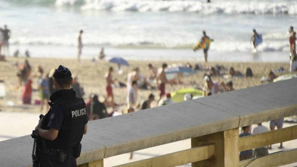 amende sur la plage