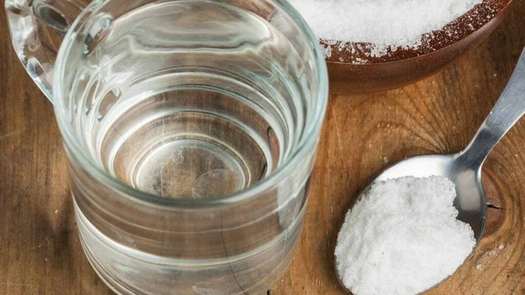 désherbant naturel avec du sel