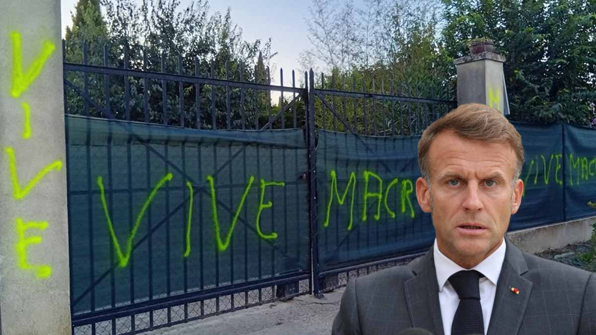 inscriptions Vive Macron 