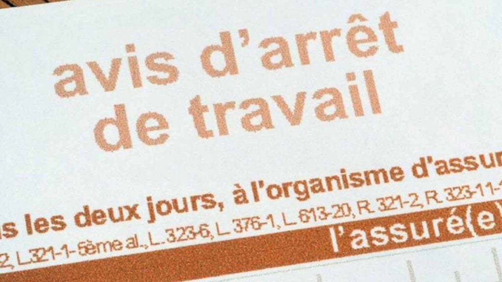 nouveau formulaire arrêt maladie