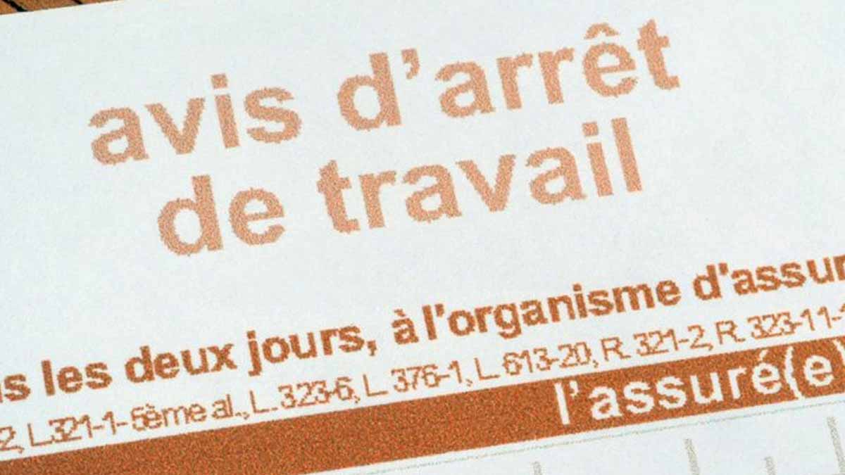 nouveau formulaire arrêt maladie